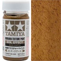 Tamiya Texture Paint - Dark Earth 100ml Soil Effect