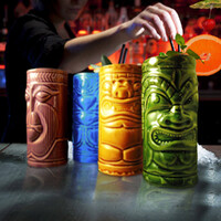 Tiki Mugs Koppar - 4 st 