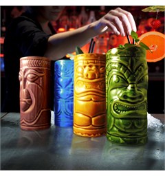 Tiki Mugs Kopper - 4 stk