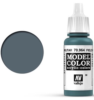 Vallejo Akryl Model Color Field Blue Tilsv. Italeri 4312AP / 4752AP / XF-50 