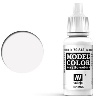 Vallejo Akryl Model Color Gloss White Tilsvarer X-2 / 4696AP 