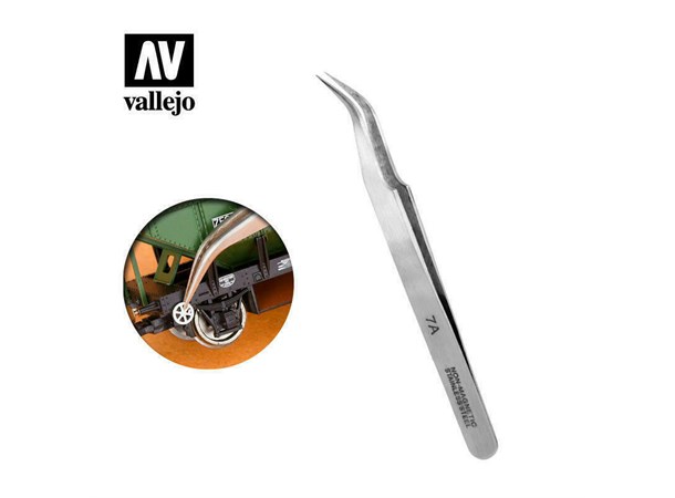 Vallejo Angled Tweezers Vinklet Pinsett Ikke magnetisk