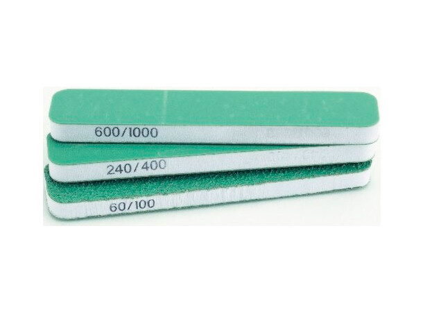 Vallejo Dual Grit Flexi Sanders 3st Dubbelsidiga borstblock - 90x19x6mm 