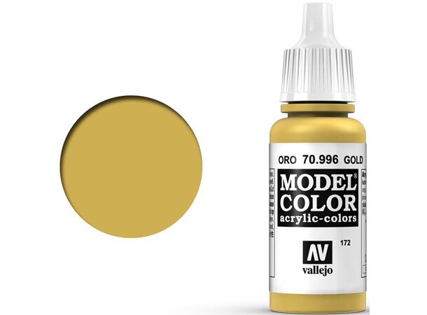 Vallejo Model Color Gold 17ml 