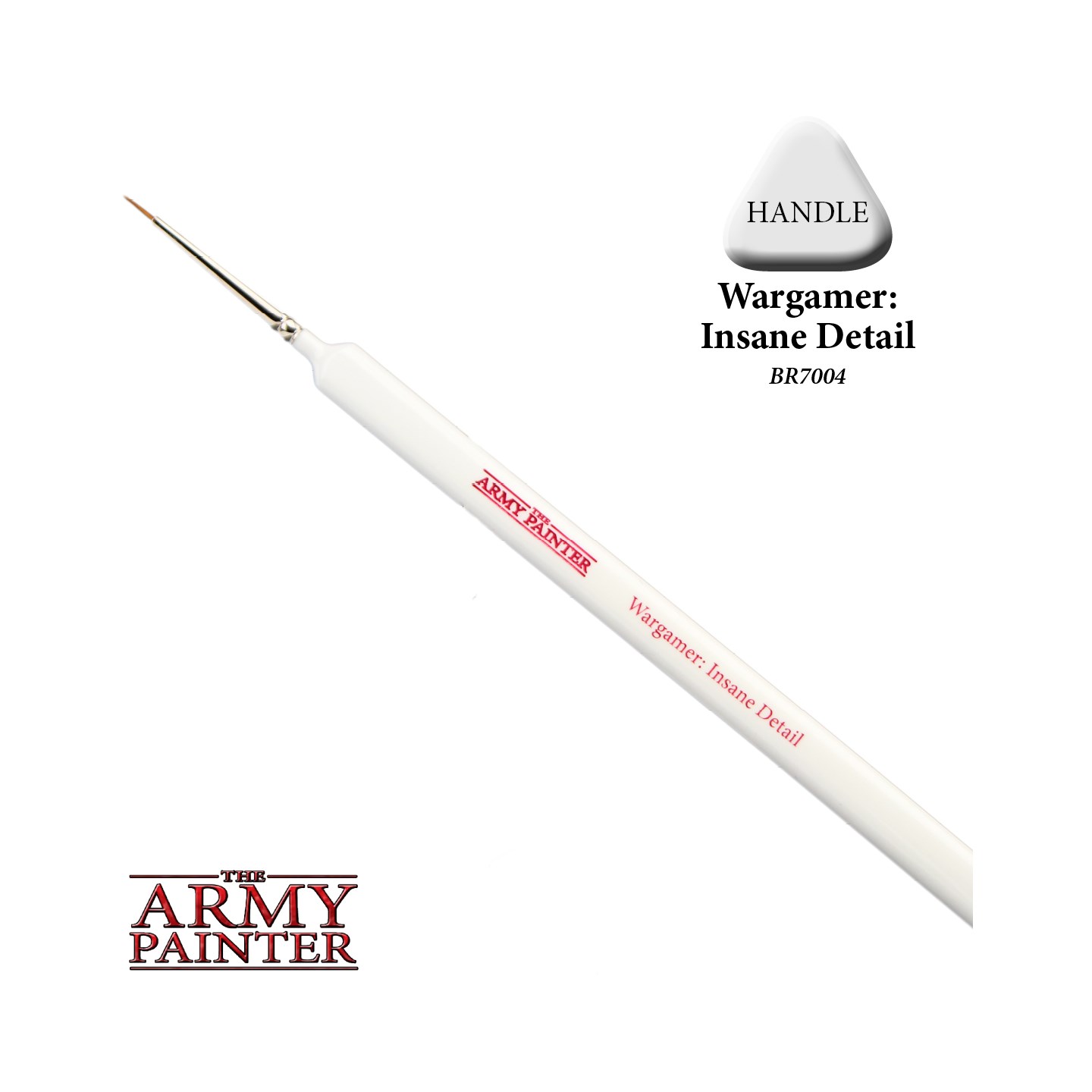 Wargamer Insane Detail Brush Pensel 5/0 Red Sable - Army Painter - ca str #5/0