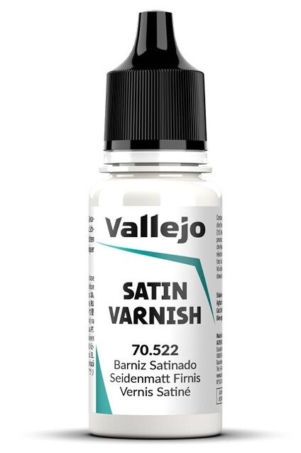 Vallejo Satin Acrylic Varnish Tilsvarer Tamiya X-35 Semi Gloss Clear