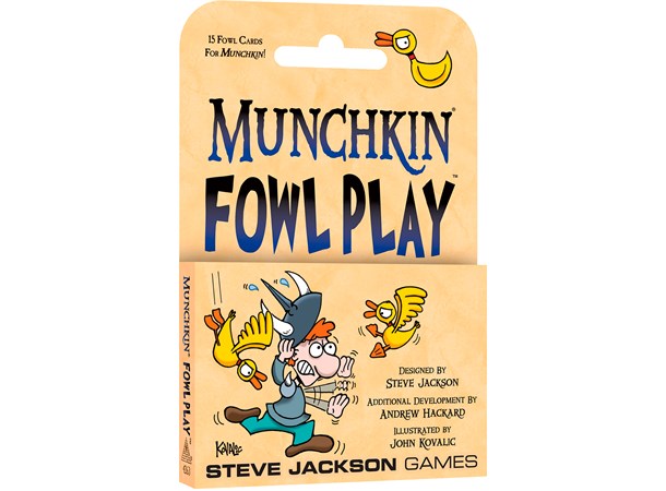 Munchkin Kort Munchkin Fowl Play Expansion 15 nye kort til Munchkin   Gamezone.no Munchkin Kort