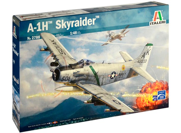 A-1H Skyraider Italeri 1:48 Byggesett