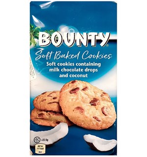 Bounty Cookies 8 stk 180g 8 store kjeks 