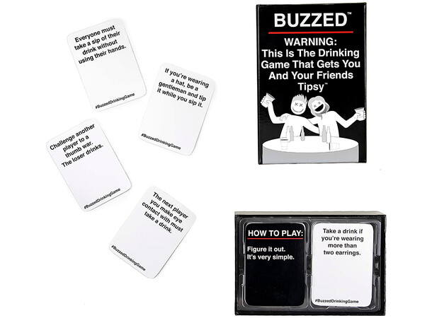 Buzzed Drinking Game Kortspel 
