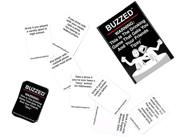 Buzzed Drinking Game Kortspill