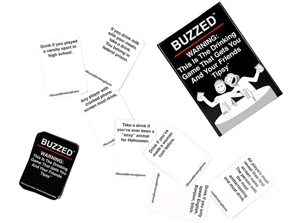 Buzzed Drinking Game Kortspill 