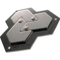 Cast Puzzle 4/6 Hexagon Hjärngympa Svårighetsgrad 4/6