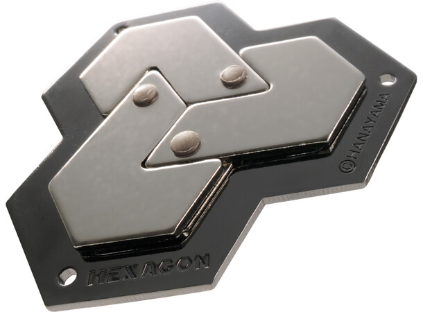 Cast Puzzle 4/6 Hexagon Hjärngympa Svårighetsgrad 4/6 