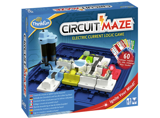 Circuit Maze Hjärngympa Brädspel 60 utmanande uppgifter