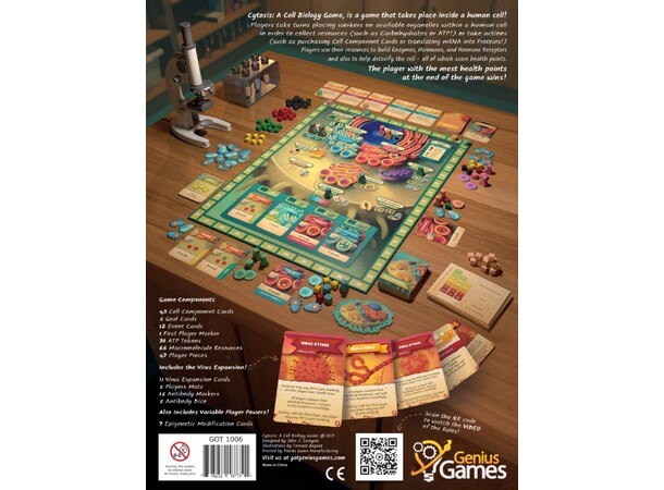 Cytosis Brettspill A Cell Biology Game 