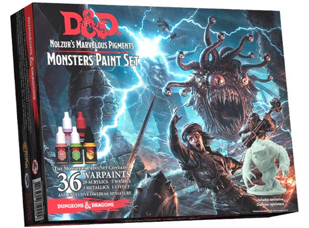 D&D Army Painter Monsters Paint Set 36 malinger Nolzur's Marvelous Pigments