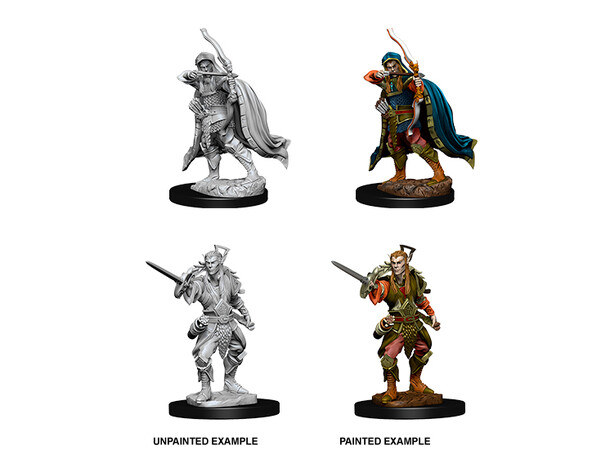 D&D Figur Nolzur Elf Rogue Male Nolzur's Marvelous Miniatures - Ej målad 