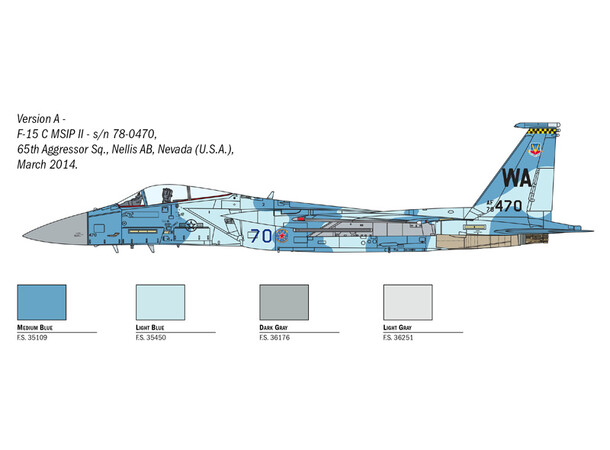 F-15C Eagle Italeri 1:72 Byggsats 