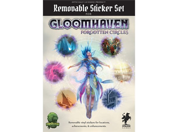 Gloomhaven Forgotten Circle Sticker Set Removable Sticker Set