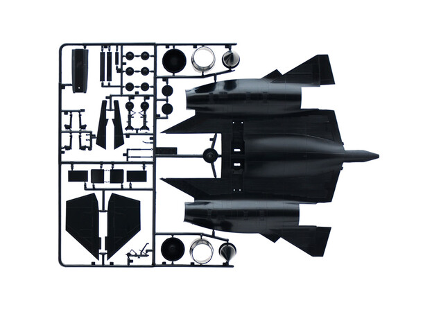 Lockheed SR-71 Blackbird with Drone Italeri 1:72 Byggesett 
