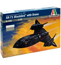 Lockheed SR-71 Blackbird with Drone Italeri 1:72 Byggesett