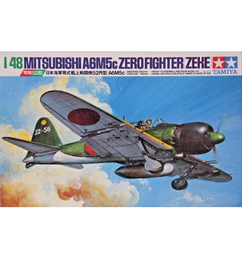 Mitsubishi A6M5c Zero Fighter Zeke Tamiya 1:48 Byggesett