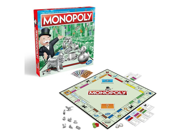 Monopoly Monopol NORSK Det klassiske Monopol med nye brikker 