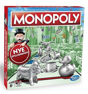 Monopoly Monopol Norsk Det klassiske Monopol med nye brikker 