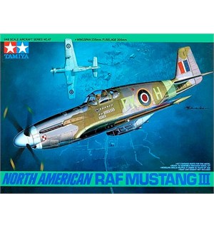 North American RAF Mustang III Tamiya 1:48 Byggesett 