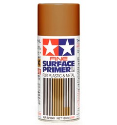 Tamiya Fine Surface Primer L Oxide Red 180ml Spray Can Plastic/Metal