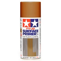 Tamiya Fine Surface Primer L Oxide Red 180ml Spray Can Plastic/Metal