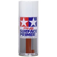 Tamiya Fine Surface Primer L White Spray 180ml Spray Can Plastic/Metal