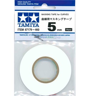 Tamiya Masking Tape For Curves - 5mm 