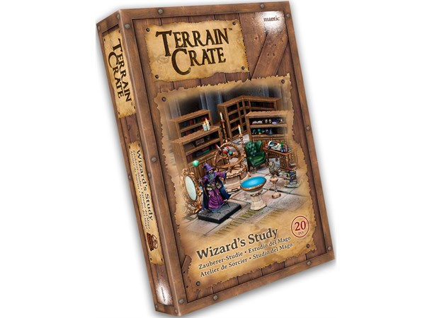 Terrain Crate Wizards Study Fra Mantic Games - 20 deler