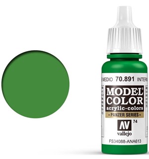 Vallejo Akryl Model Color Interm. Green Tilsvarer Italeri 4770AP / Tamiya XF-71 