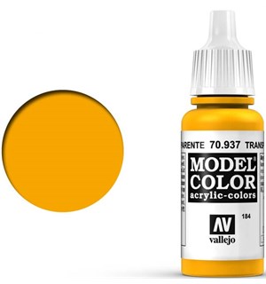 Vallejo Akryl Model Color Transp. Yellow Tilsvarer Italeri 4642AP /  X-24 