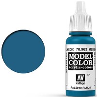 Vallejo Model Color Medium Blue 17ml Tilsvarer 4307AP | 4659AP | XF-18