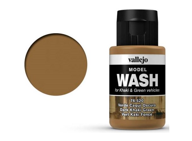 Vallejo Model Wash - Dark Khaki Green 35 ml