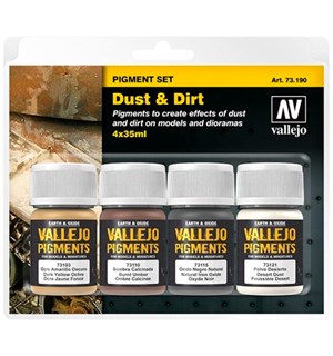 Vallejo Pigment Set Dust & Dirt 