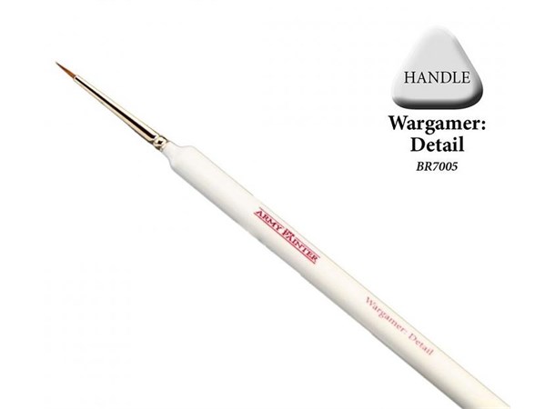 Wargamer Detail Brush Pensel 2/0 BR7005 Army Painter,  Red Sable, Størrelse #2/0