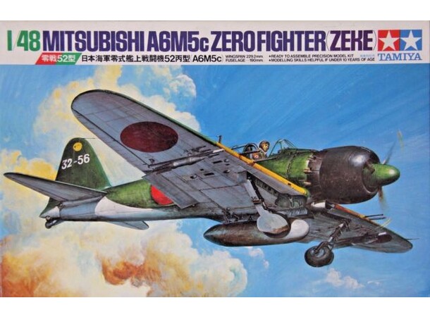 *Mitsubishi A6M5c Zero Fighter Zeke Tamiya 1:48 Byggesett