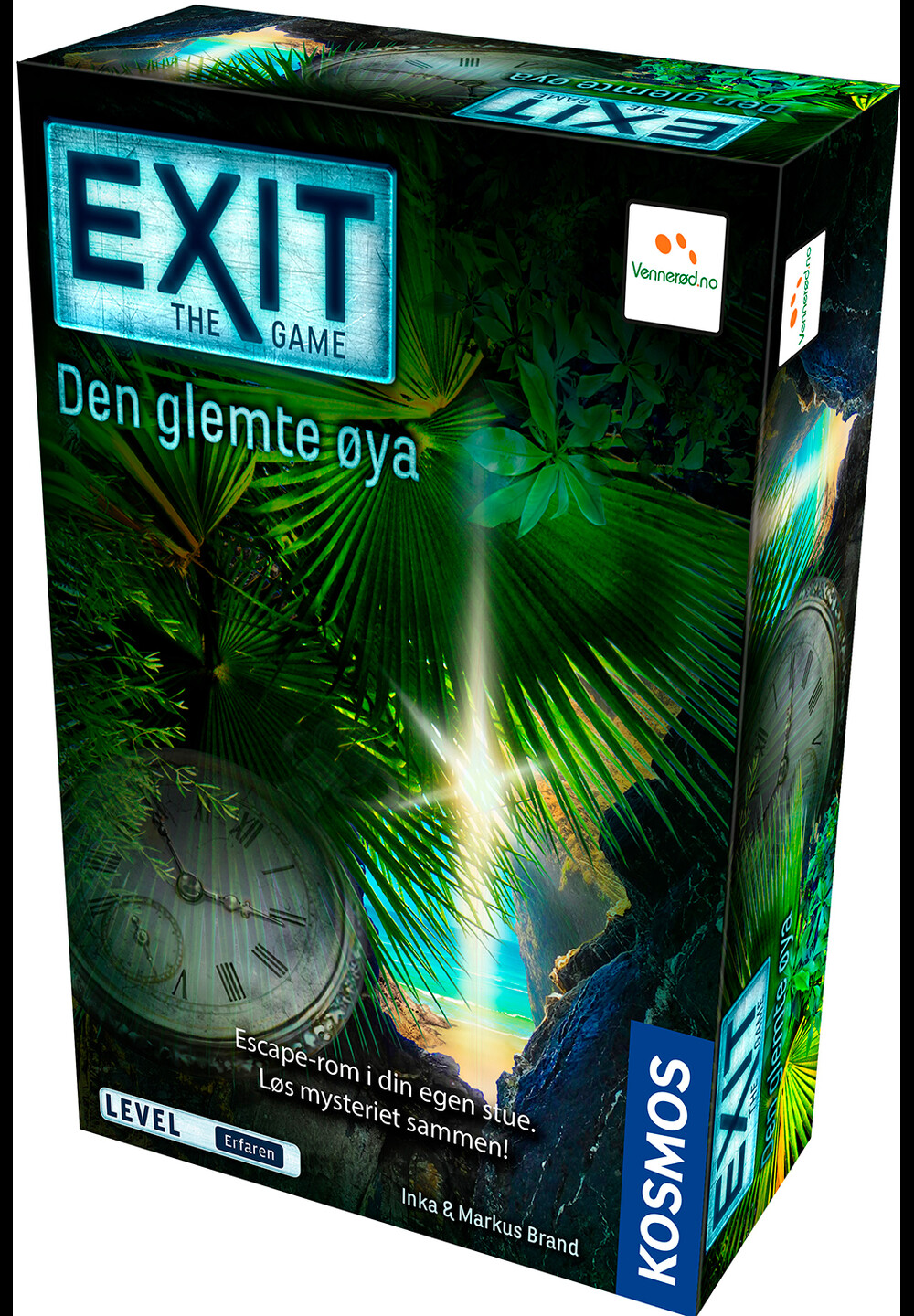 EXIT 5 Den Glemte Øya Brettspill Norsk utgave