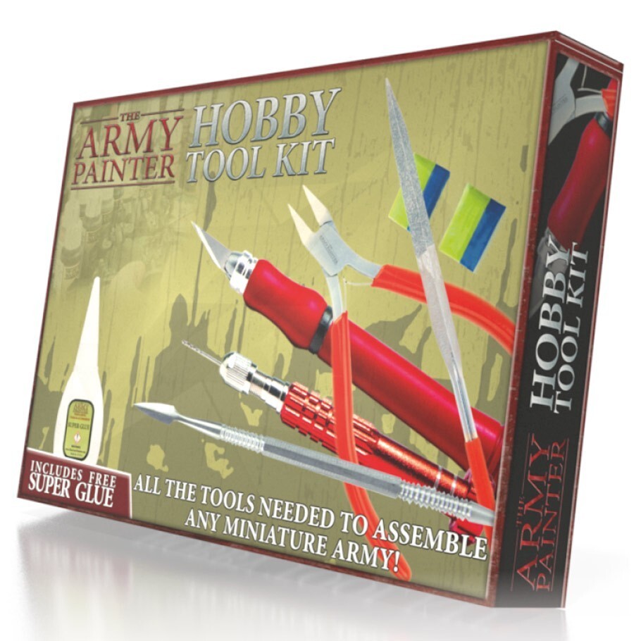 Army Painter Wargames Hobby Tool Kit Komplett verktøysett til miniatyrer
