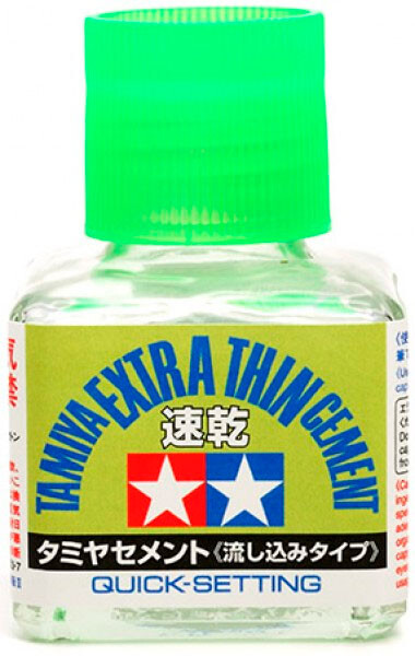Tamiya Extra-Thin Cement QUICK SET 40ml Quick Setting