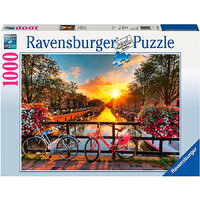 Bicycles in Amsterdam 1000 biter Puslespill - Ravensburger Puzzle