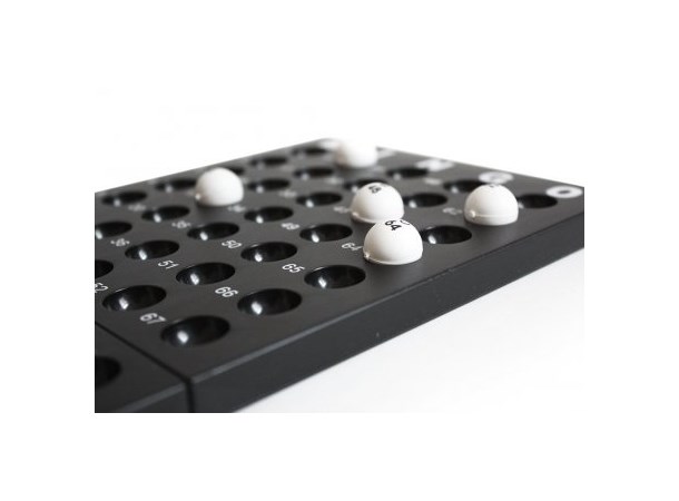 Bingo Spill Komplett Med metallbur, brett og blokker