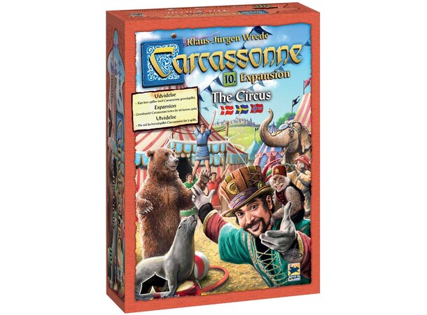 Carcassonne 10 The Circus Expansion Expansion till Carcassonne 