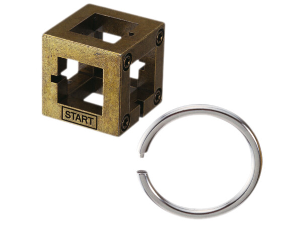 Cast Puzzle 2/6 Box Hjernetrim i metall Vanskelighetsgrad 2/6 