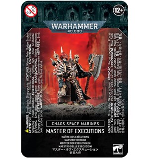 Chaos Space Marines Master of Executions Warhammer 40K 